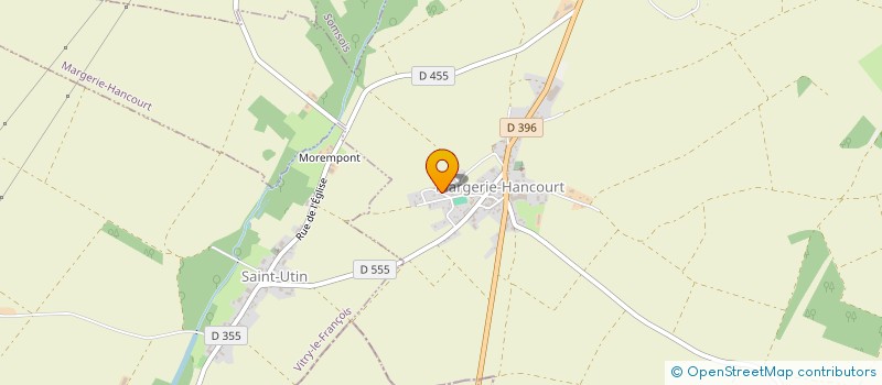 localisation de l'entreprise MONSIEUR DANIEL CHAUCHEREAU  MARGERIE-HANCOURT