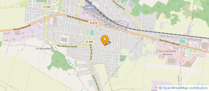 localisation de l'entreprise MONSIEUR DANIEL CHAUMONT  ROMILLY-SUR-SEINE