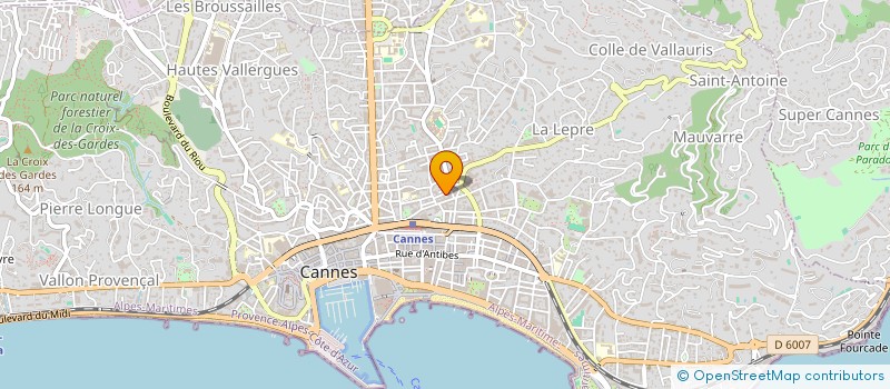 localisation de l'entreprise MONSIEUR DANIEL CHAURAND à CANNES