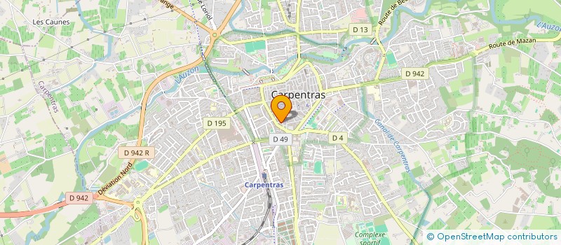 localisation de l'entreprise MONSIEUR DANIEL CHAUSSEE  CARPENTRAS