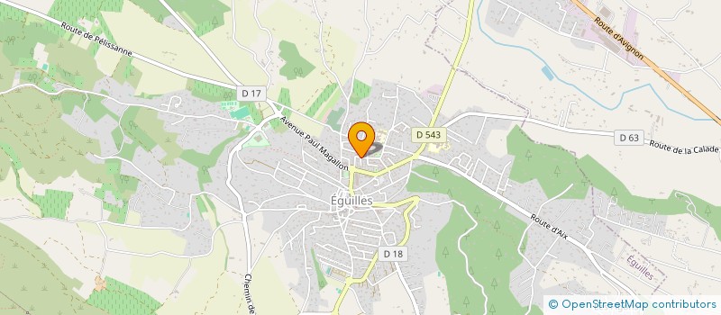 localisation de l'entreprise MONSIEUR DANIEL CHAUSSON  EGUILLES