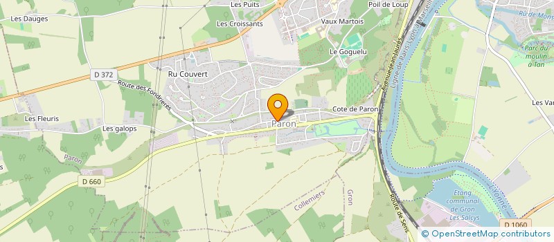 localisation de l'entreprise MONSIEUR DANIEL CHAUVEAU  PARON