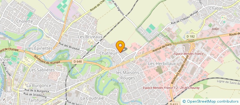 localisation de l'entreprise MONSIEUR DANIEL CHAUVIERE  NIORT