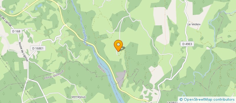 localisation de l'entreprise MONSIEUR DANIEL CHAZAL  SAINT-EXUPERY-LES-ROCHES