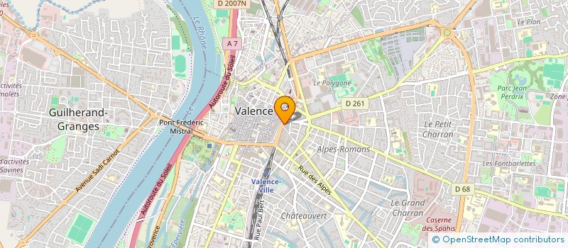 localisation de l'entreprise MONSIEUR DANIEL CHEN à VALENCE