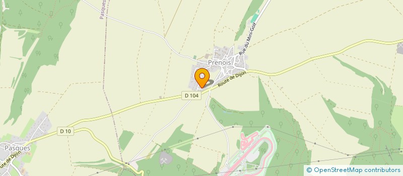 localisation de l'entreprise MONSIEUR DANIEL CHENEAU  PLOMBIERES-LES-DIJON