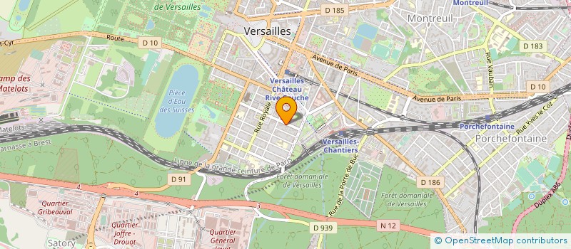 localisation de l'entreprise MONSIEUR DANIEL CHERON à VERSAILLES