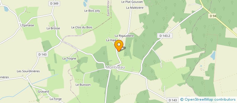 localisation de l'entreprise MONSIEUR DANIEL CHEVALLIER à MONTIREAU