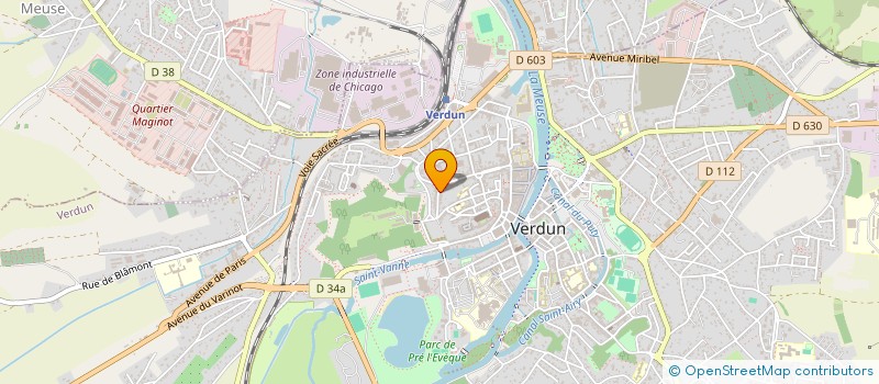 localisation de l'entreprise MONSIEUR DANIEL CHEVALLIOT à VERDUN