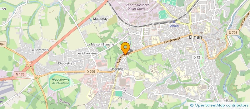 localisation de l'entreprise MONSIEUR DANIEL CHEVESTRIER à DINAN