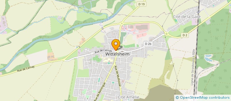 localisation de l'entreprise MONSIEUR DANIEL CHOMIK à WITTELSHEIM