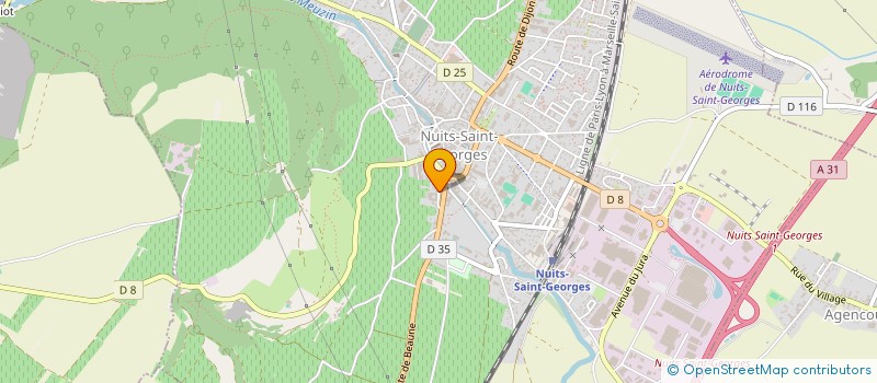 localisation de l'entreprise MONSIEUR DANIEL CHOPIN à NUITS-SAINT-GEORGES