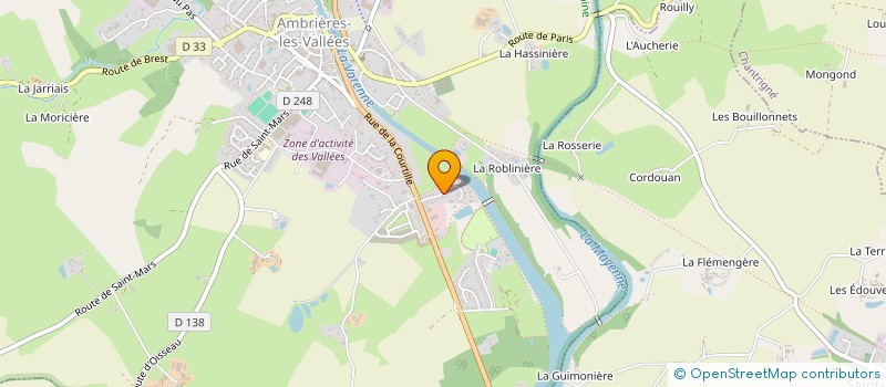 localisation de l'entreprise MONSIEUR DANIEL CHORIN  SAINT-FRAIMBAULT-DE-PRIERES