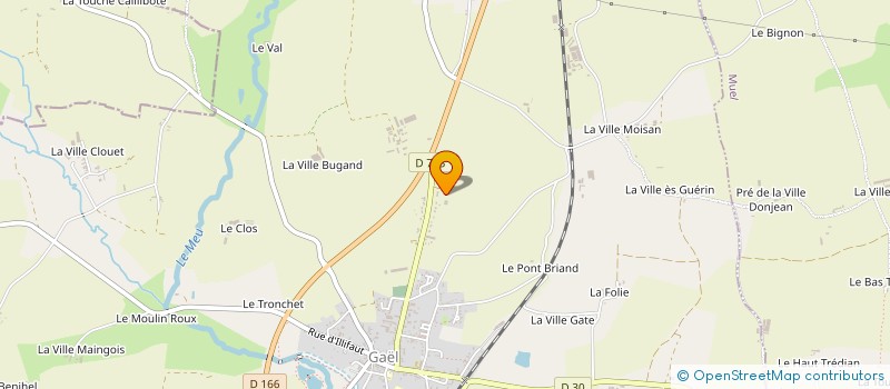 localisation de l'entreprise MONSIEUR DANIEL CHOVAN à GAEL