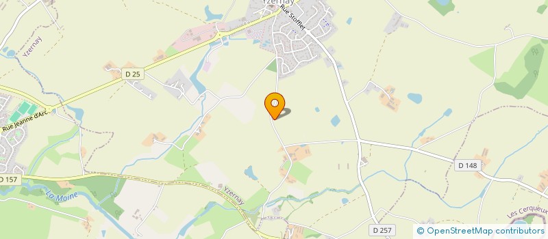 localisation de l'entreprise MONSIEUR DANIEL CHUPIN  YZERNAY