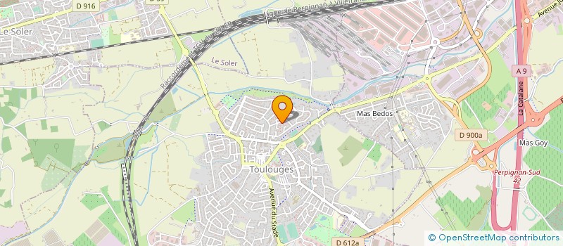 localisation de l'entreprise MONSIEUR DANIEL CID  TOULOUGES