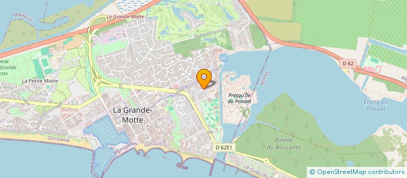 localisation de l'entreprise MONSIEUR DANIEL CIOBANU  LA GRANDE-MOTTE