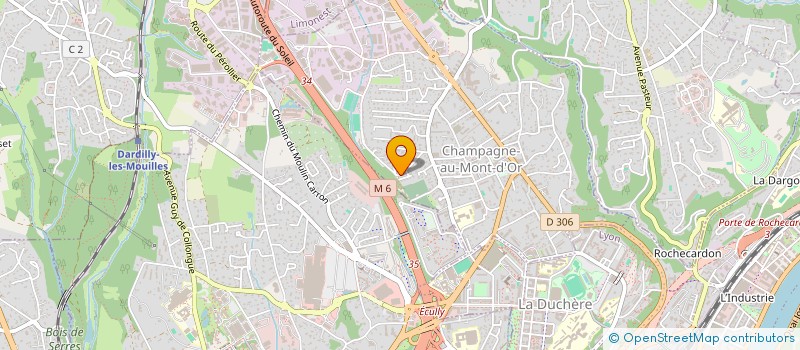 localisation de l'entreprise MONSIEUR DANIEL CIRENEI  CHAMPAGNE-AU-MONT-D'OR