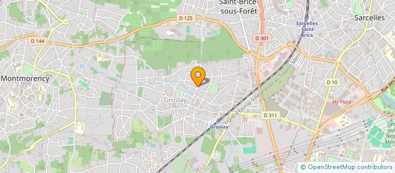 localisation de l'entreprise MONSIEUR DANIEL CIURAR  GROSLAY