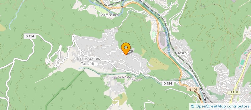 localisation de l'entreprise MONSIEUR DANIEL CLARY  BRANOUX-LES-TAILLADES