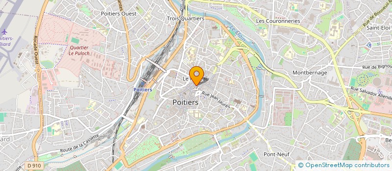 localisation de l'entreprise MONSIEUR DANIEL CLAUZIER à POITIERS