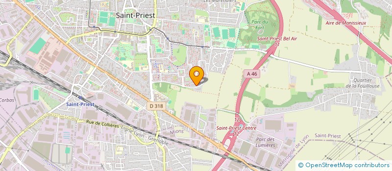 localisation de l'entreprise MONSIEUR DANIEL CLECHET  SAINT-PRIEST