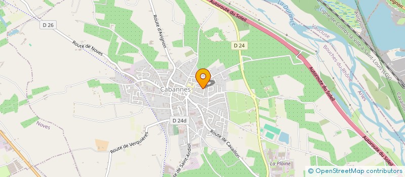 localisation de l'entreprise MONSIEUR DANIEL CLEMENT  CABANNES