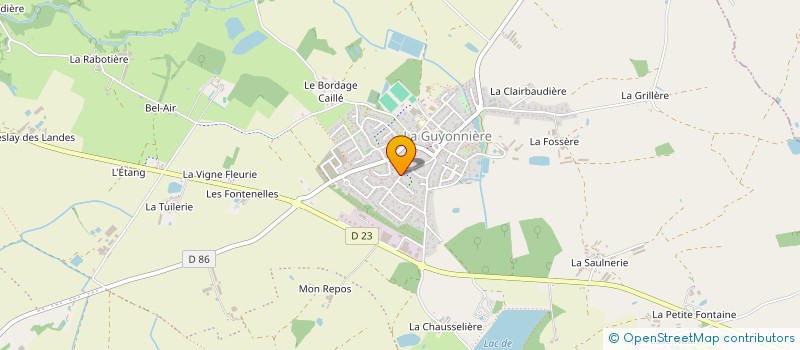 localisation de l'entreprise MONSIEUR DANIEL CLENET à MONTAIGU-VENDEE