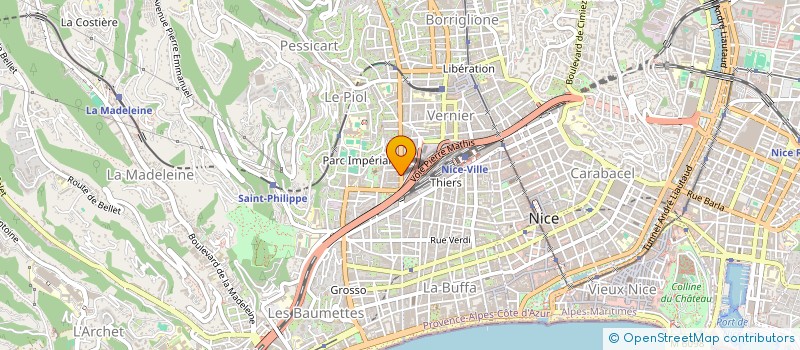 localisation de l'entreprise MONSIEUR DANIEL CLERC à NICE