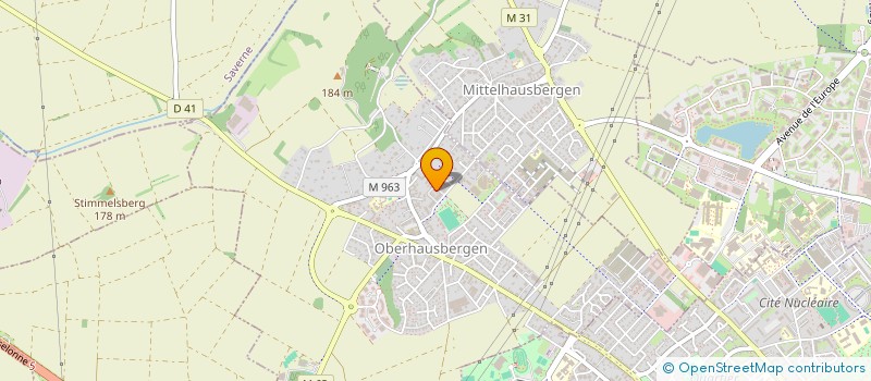 localisation de l'entreprise MONSIEUR DANIEL CLEREBOUT  OBERHAUSBERGEN