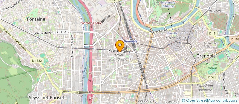 localisation de l'entreprise MONSIEUR DANIEL CO  GRENOBLE