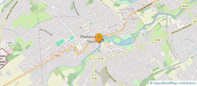 localisation de l'entreprise MONSIEUR DANIEL COHEN  PLAISANCE-DU-TOUCH