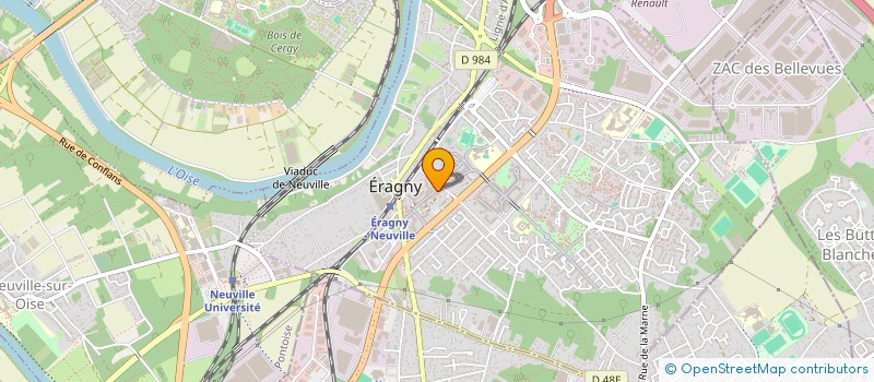 localisation de l'entreprise MONSIEUR DANIEL COHEN  ERAGNY