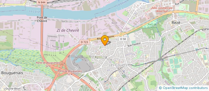 localisation de l'entreprise MONSIEUR DANIEL COINTO  BOUGUENAIS