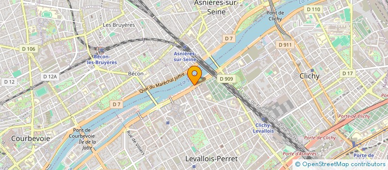 localisation de l'entreprise MONSIEUR DANIEL COISSARD à LEVALLOIS-PERRET