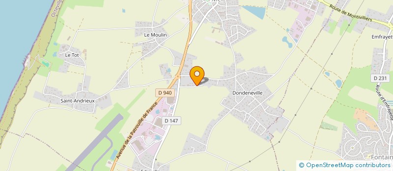 localisation de l'entreprise MONSIEUR DANIEL COLAS  OCTEVILLE-SUR-MER
