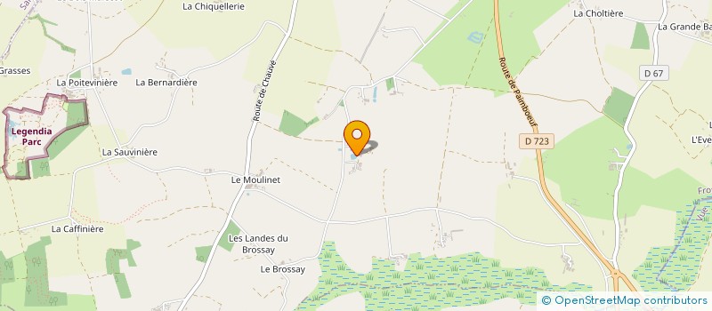 localisation de l'entreprise MONSIEUR DANIEL COLIN  FROSSAY