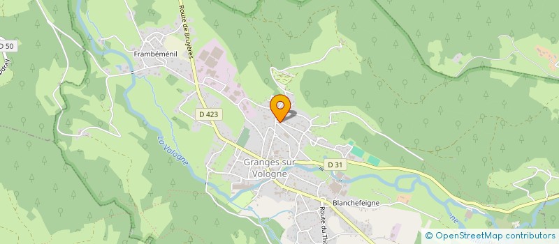 localisation de l'entreprise MONSIEUR DANIEL COLIN  GRANGES-AUMONTZEY