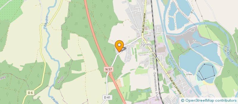 localisation de l'entreprise MONSIEUR DANIEL COLIN  IGNEY