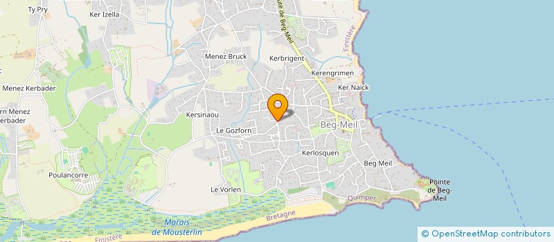 localisation de l'entreprise MONSIEUR DANIEL COLIN à FOUESNANT