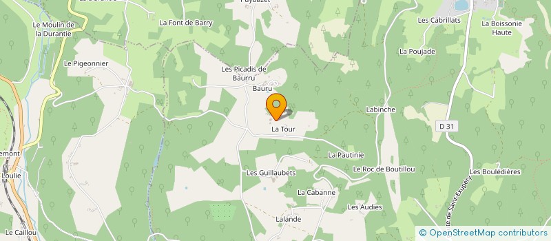 localisation de l'entreprise MONSIEUR DANIEL COLIN-DIERAS à FLEURAC