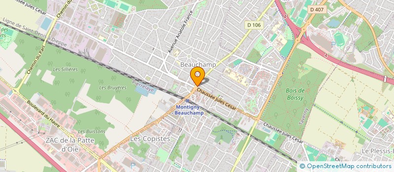 localisation de l'entreprise MONSIEUR DANIEL COLLAS  BEAUCHAMP