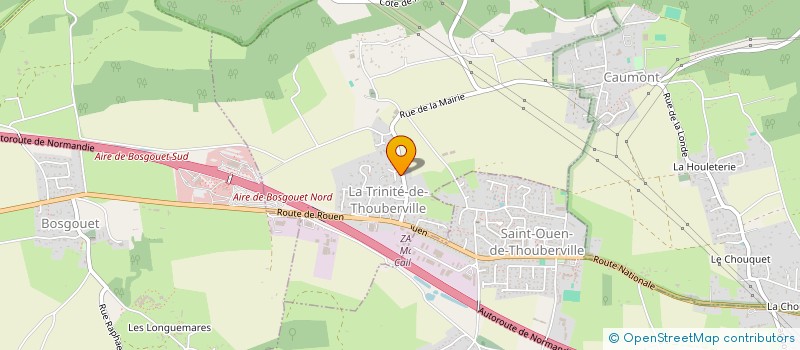 localisation de l'entreprise MONSIEUR DANIEL COLLETTA  LA TRINITE-DE-THOUBERVILLE