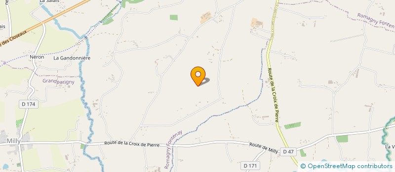 localisation de l'entreprise MONSIEUR DANIEL COLLIBEAUX  ROMAGNY FONTENAY