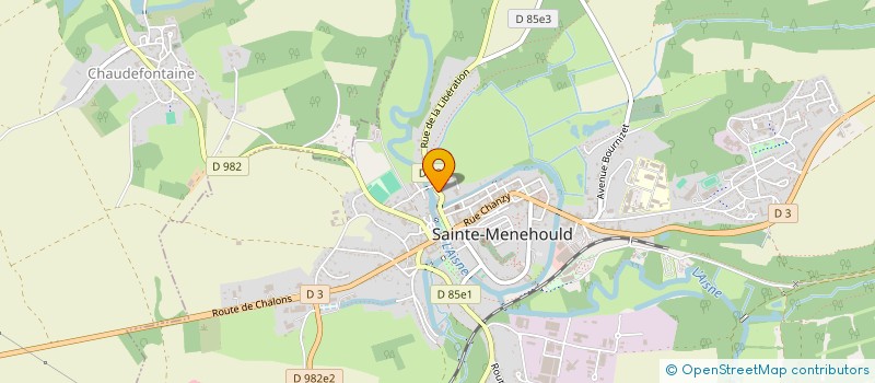 localisation de l'entreprise MONSIEUR DANIEL COLLIN à SAINTE-MENEHOULD