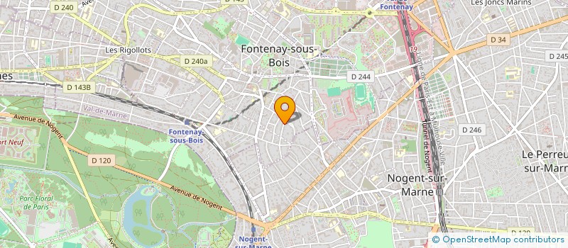localisation de l'entreprise MONSIEUR DANIEL COLLIN à FONTENAY-SOUS-BOIS