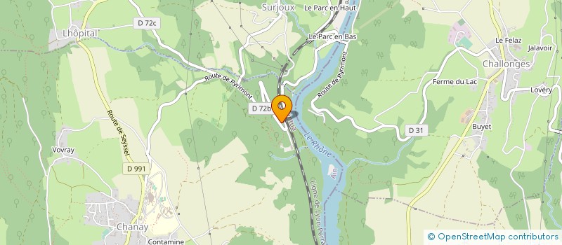 localisation de l'entreprise MONSIEUR DANIEL COLLIN  CHANAY