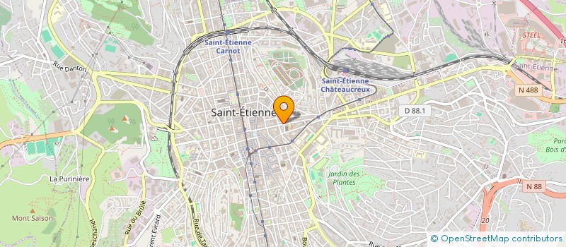 localisation de l'entreprise MONSIEUR DANIEL COLOMBEL à SAINT-ETIENNE