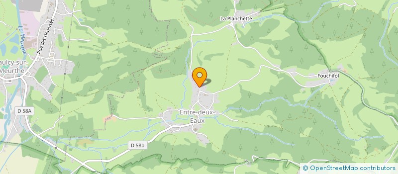 localisation de l'entreprise MONSIEUR DANIEL COMBEAU  ENTRE-DEUX-EAUX