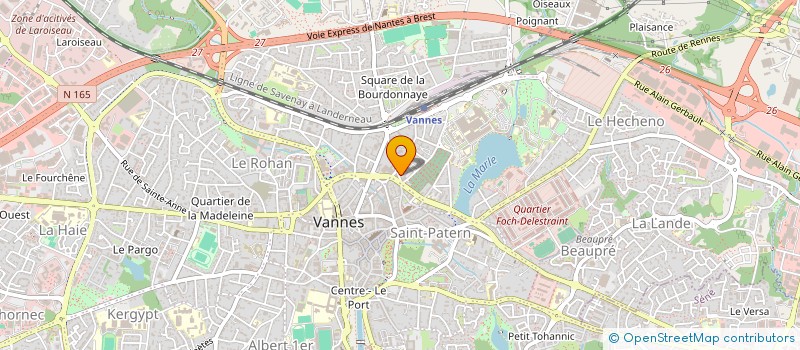 localisation de l'entreprise MONSIEUR DANIEL COMPAIN à VANNES